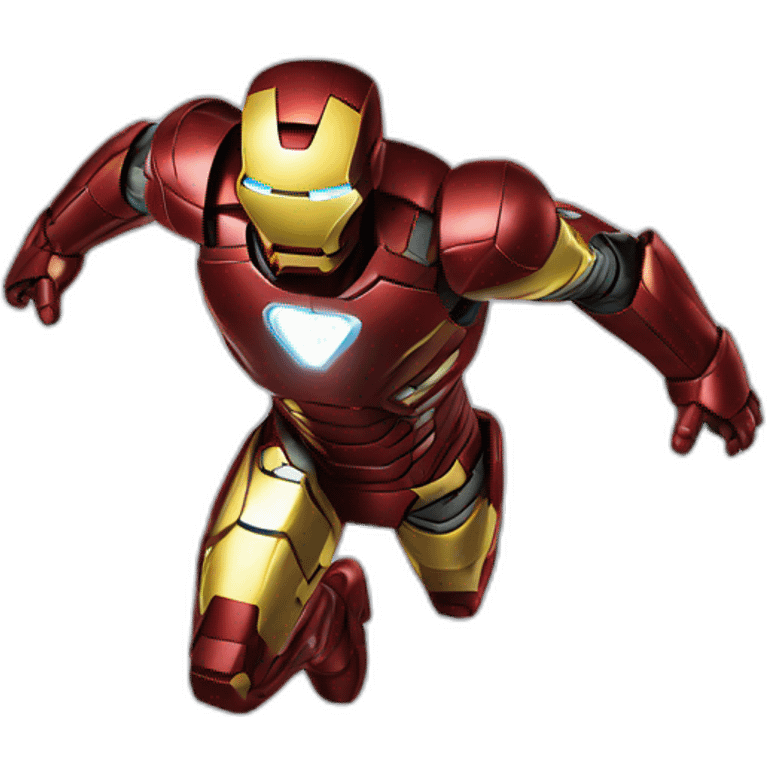 flying iron man emoji