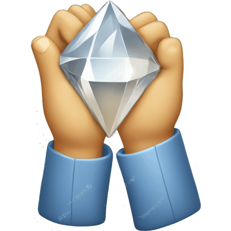 Diamond hands cryptocurrency hodl emoji