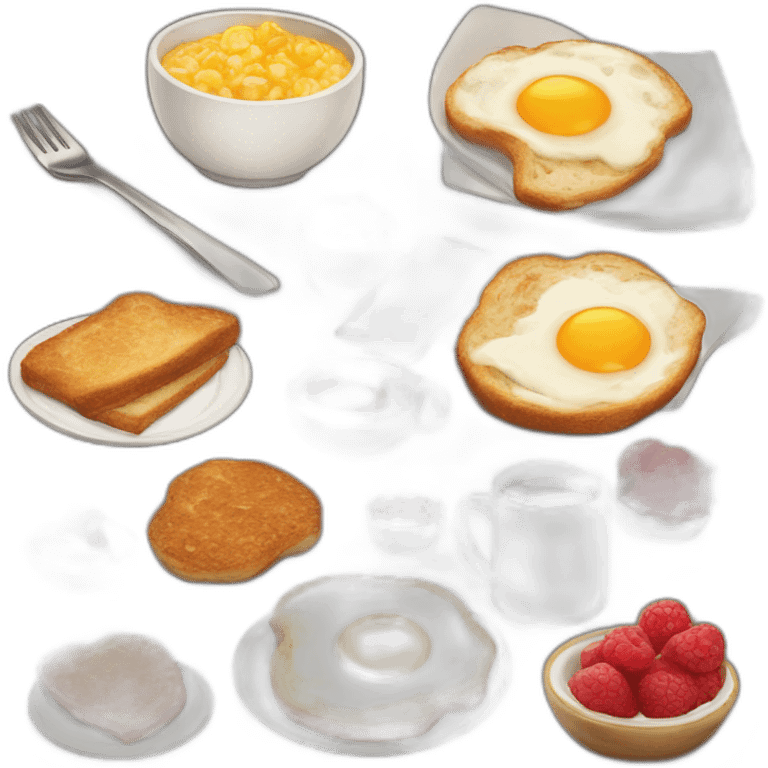 Breakfast is served your majesty emoji