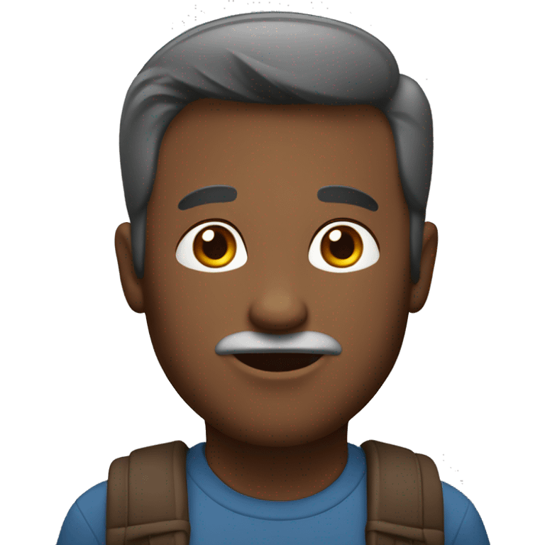 homme 50 ans brun emoji