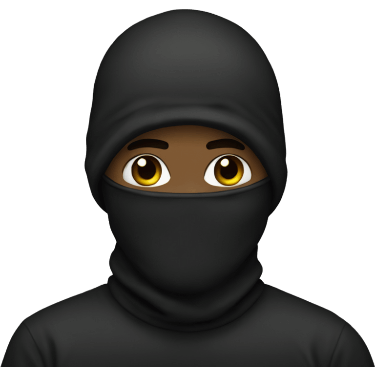 balaclava rapper emoji