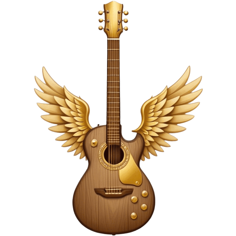 guitar with wings emoji