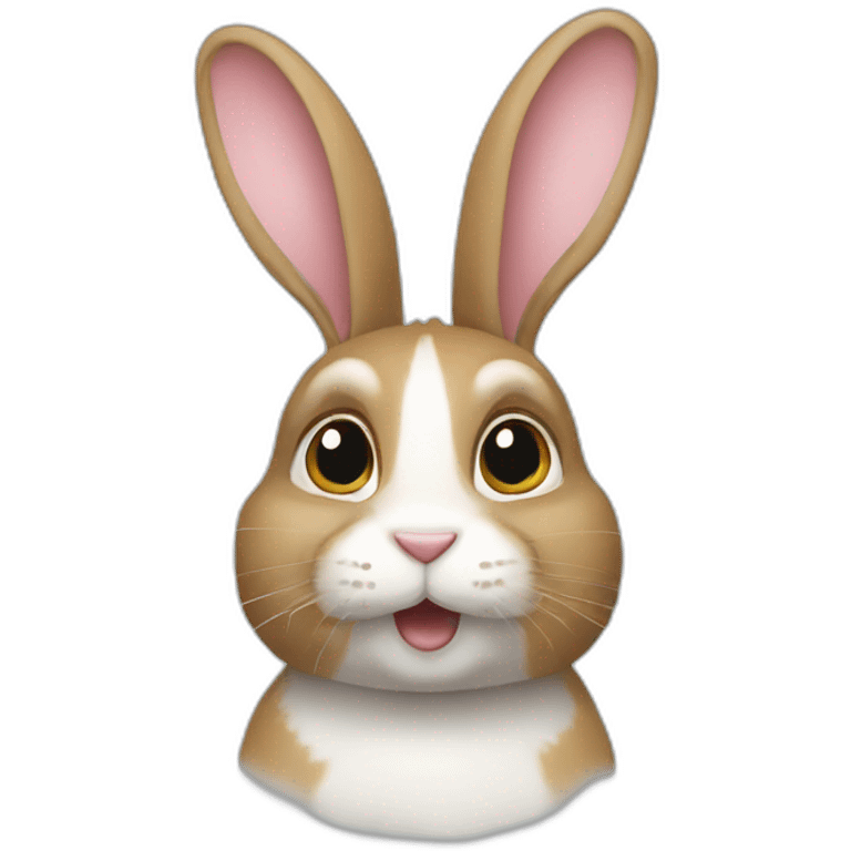 Lapin avec des rayures  emoji