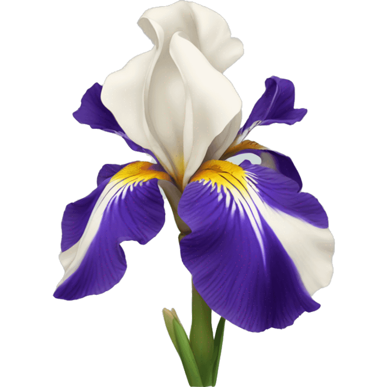 Iris flower emoji