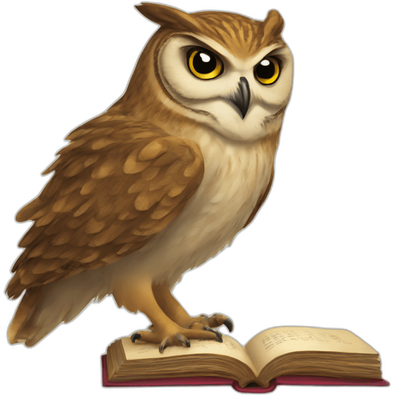 owl-book emoji