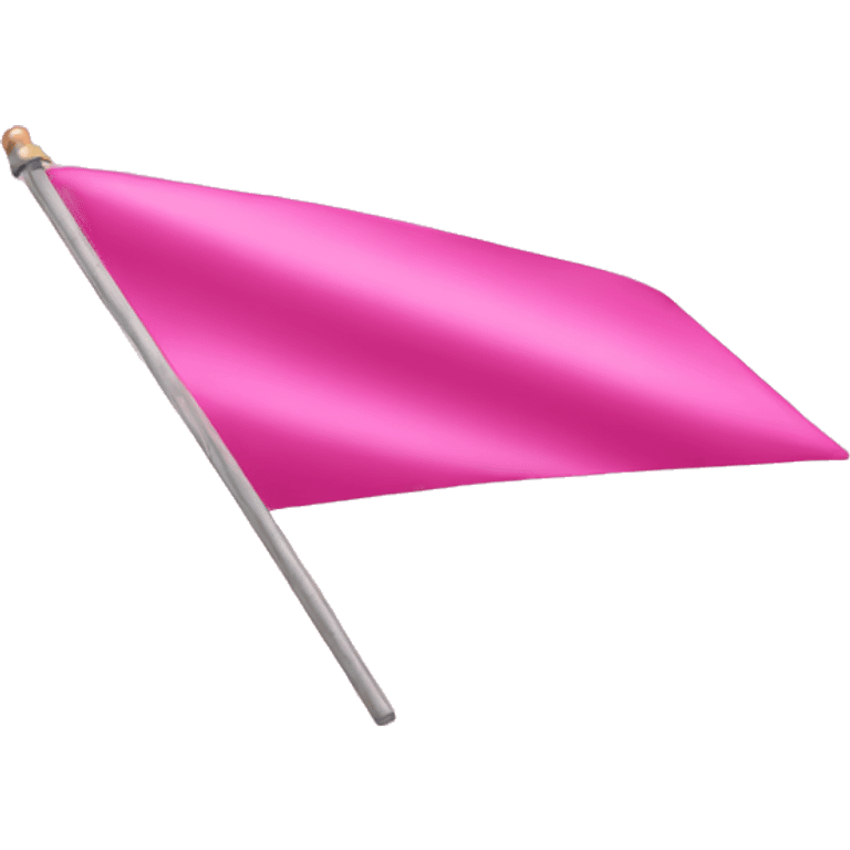 Pink triagle flag  emoji