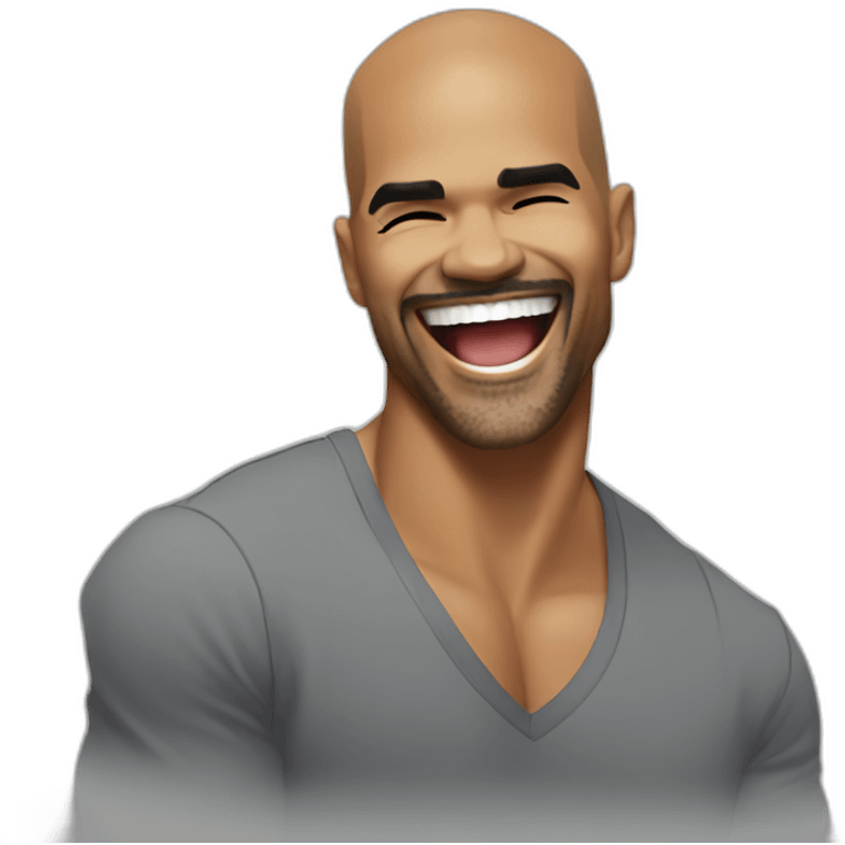 Shemar Moore laughing emoji