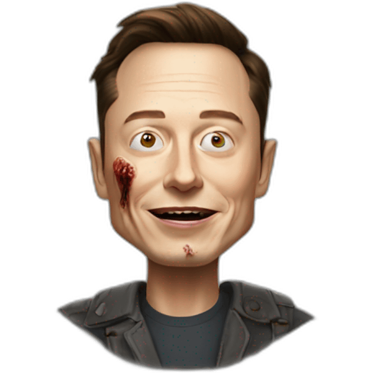 Zombie Elon musk emoji