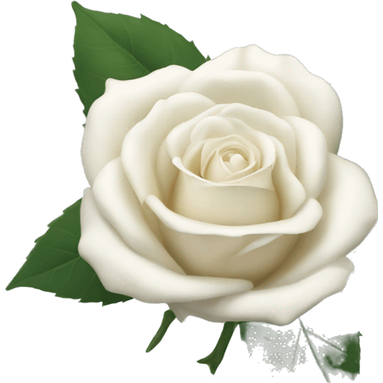 White rose simplw emoji