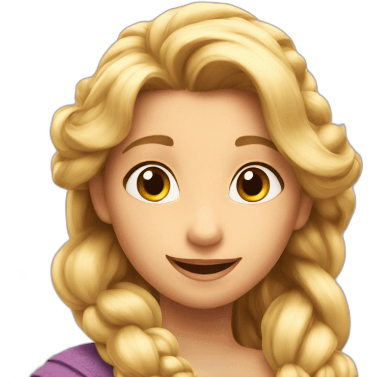 Raiponce emoji