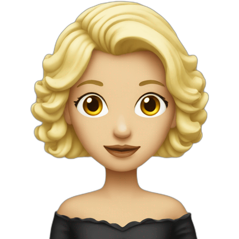 Blonde pianist emoji