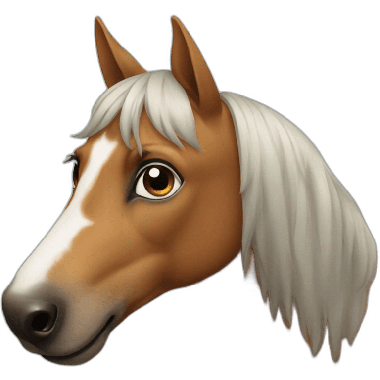 Dog horse emoji