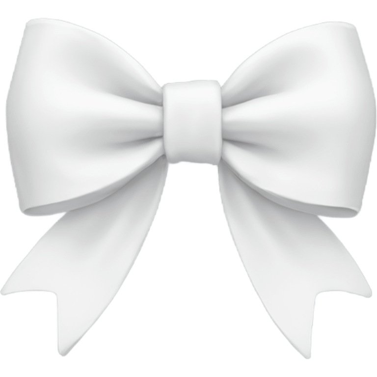 white bow emoji