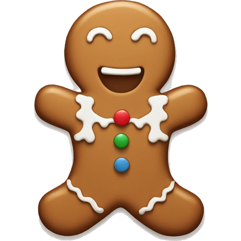 Gingerbread cookie emoji