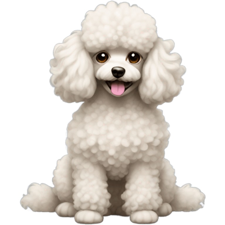 dog poodle  emoji