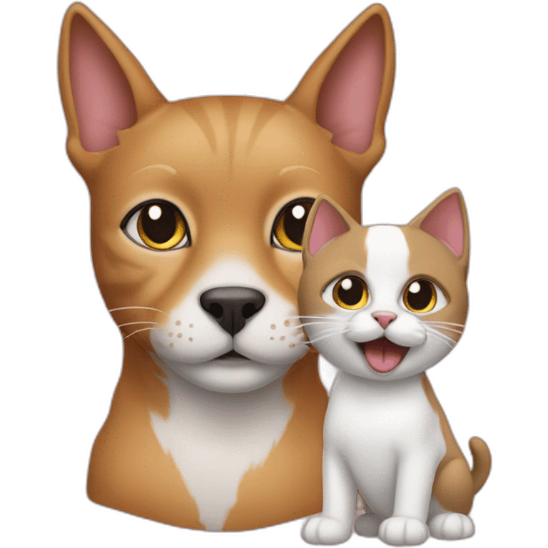 Cat ans doggy emoji