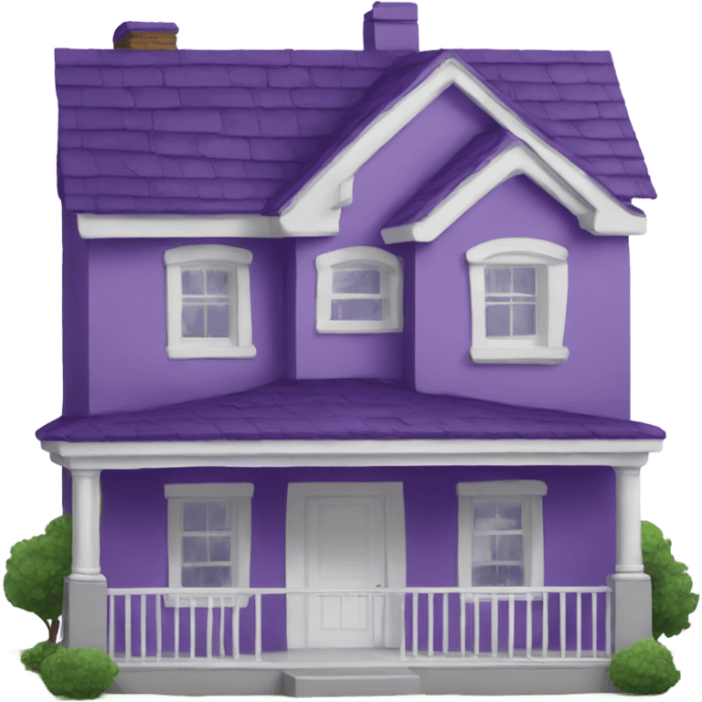 House purple one emoji