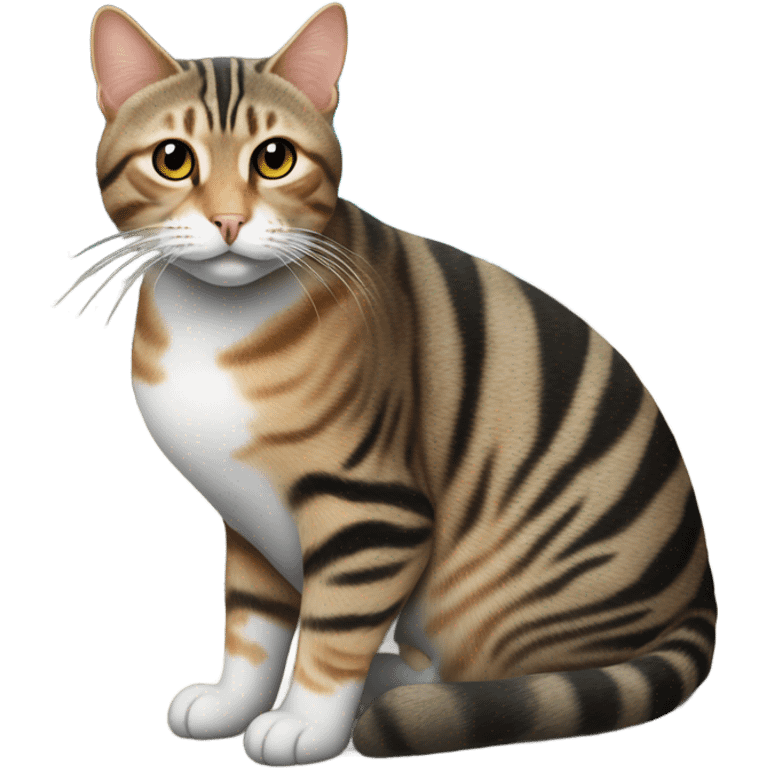 Tabby cat in saint augustine florida emoji