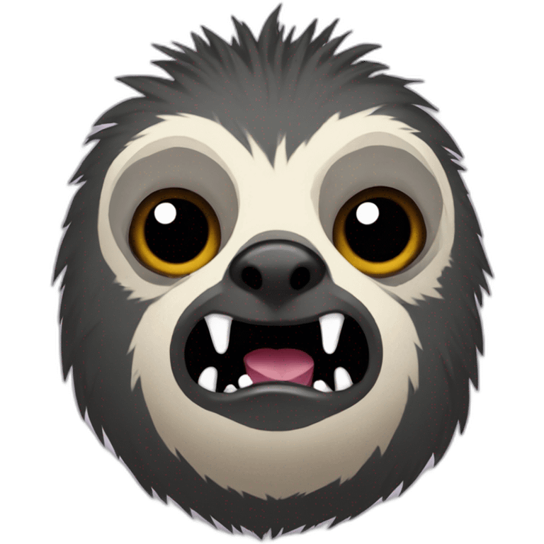 Punk-sloth emoji