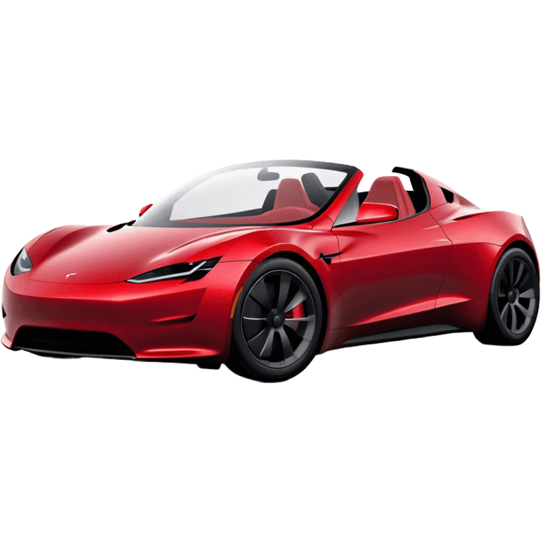 Tesla Roadster - Tesla (Model Year: 2020) (Iconic colour: Dark Red) emoji