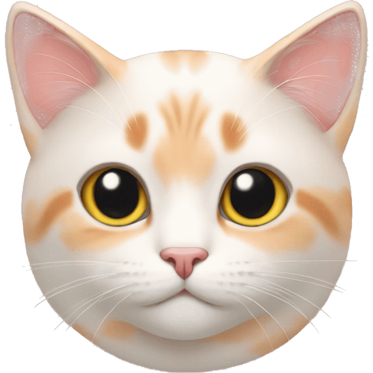 Cat peach emoji