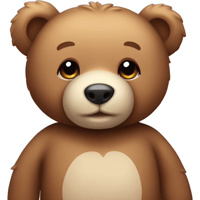 Cute teddy bear emoji