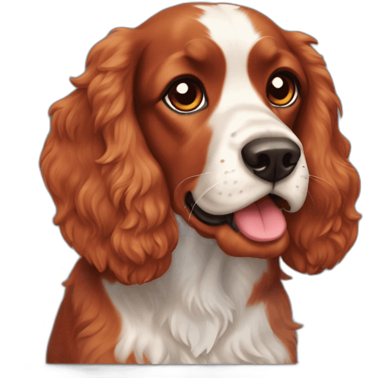 red cocker-spaniel emoji