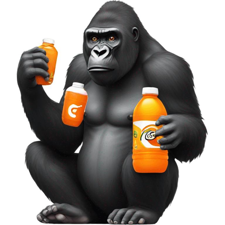 Gorilla with gatorade emoji