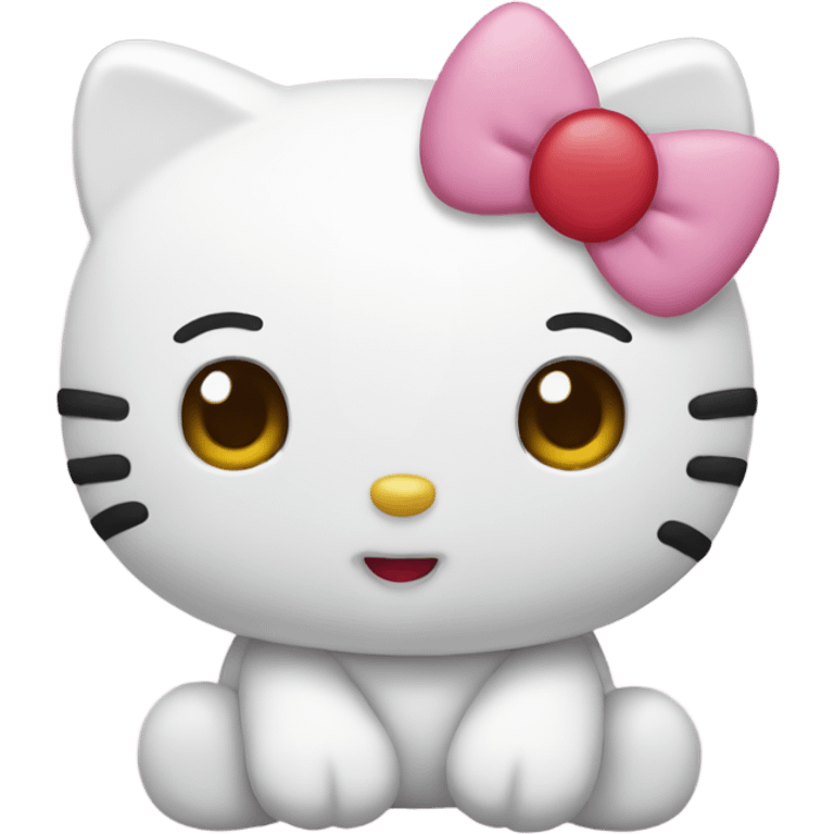 Hello kitty emoji