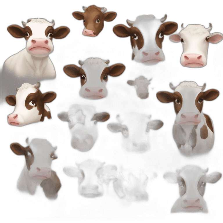 Cows emoji