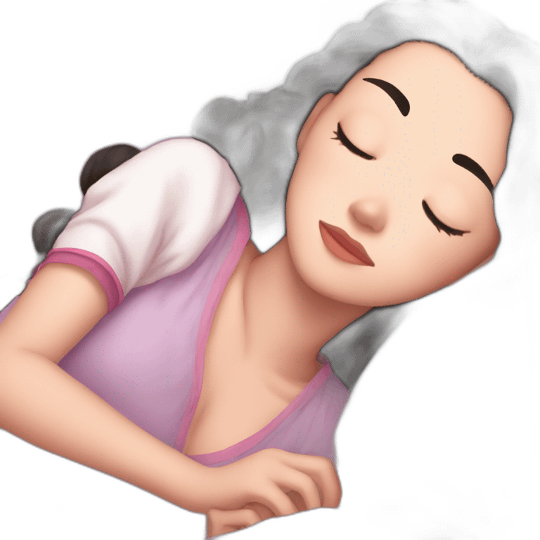 Nezuko sleeping emoji