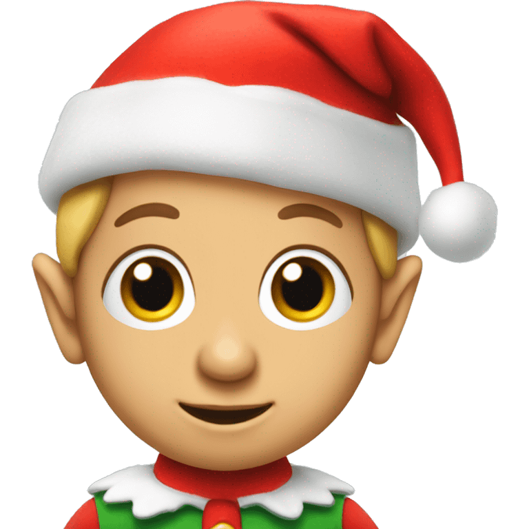 Cute elf on the shelf  emoji