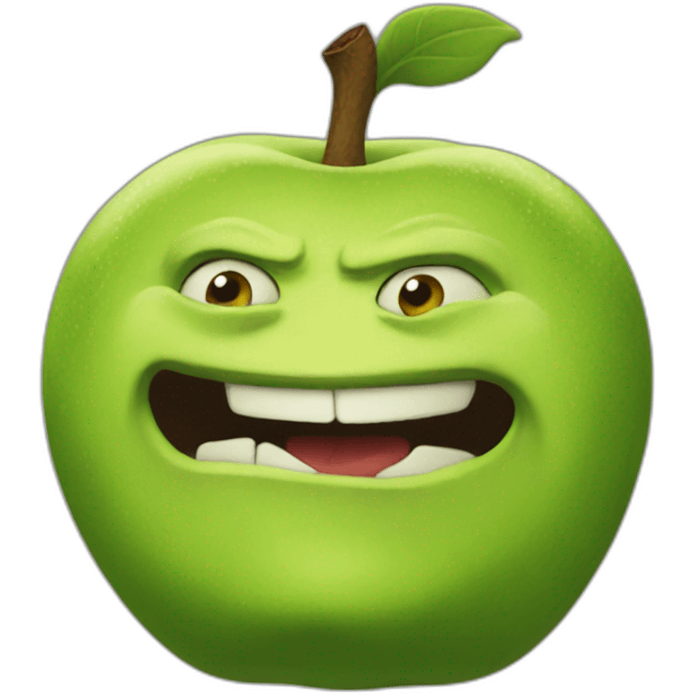 shrek apple emoji