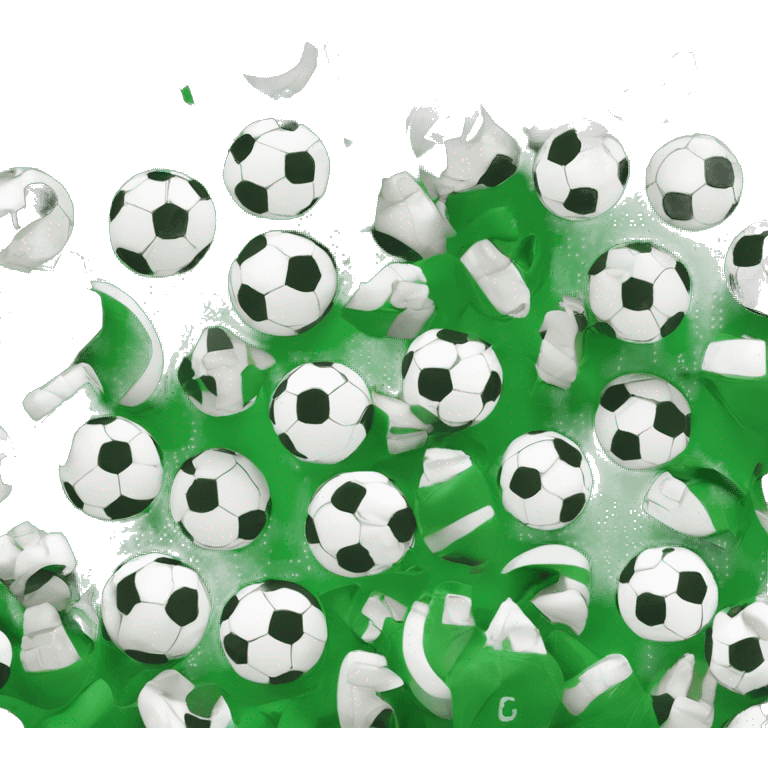 Un terrain de football inspiré des couleurs de FC Etoile Sporting  emoji