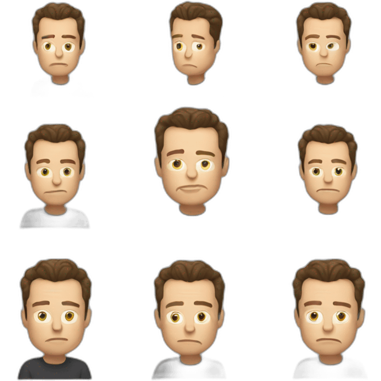 Elon musk thinking  emoji