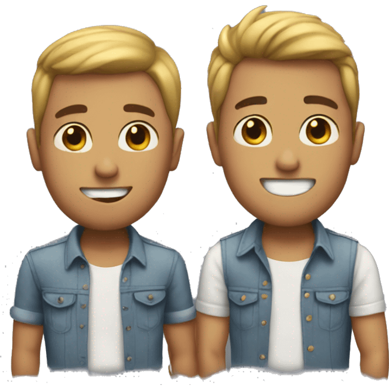 Gay boyfriends emoji