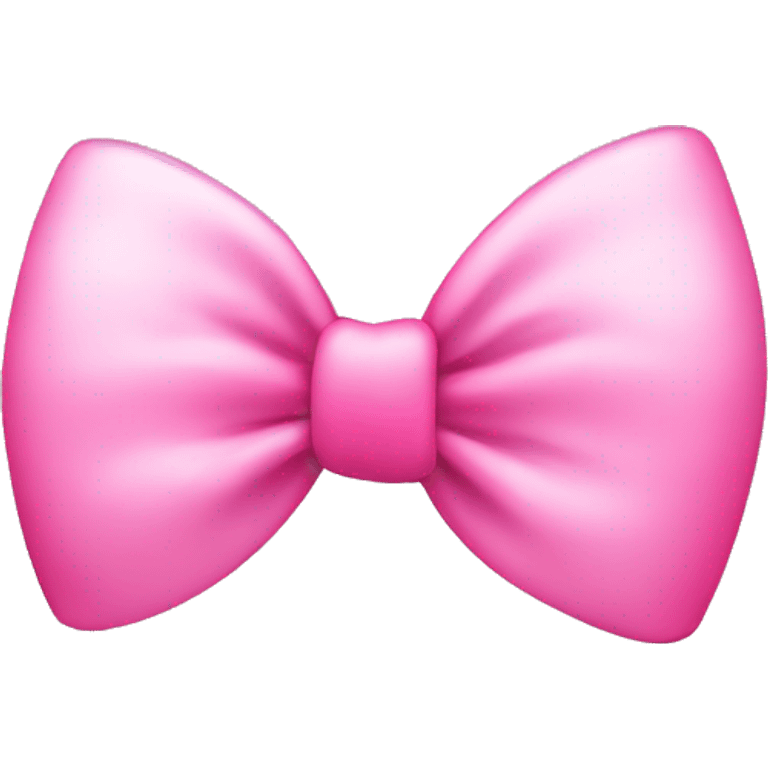 Bow with a pink heart emoji