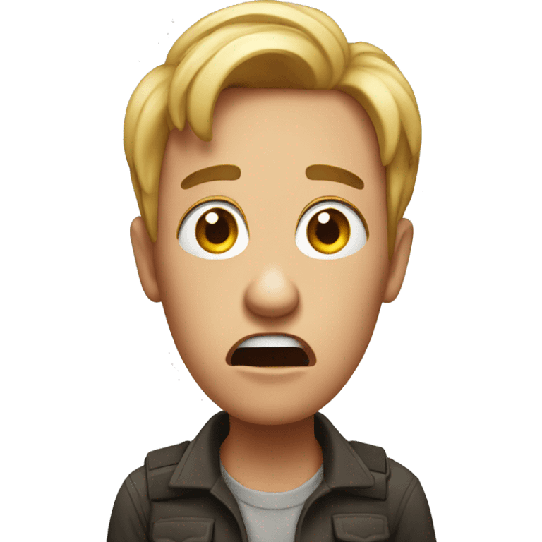 shocked high detailed person emoji