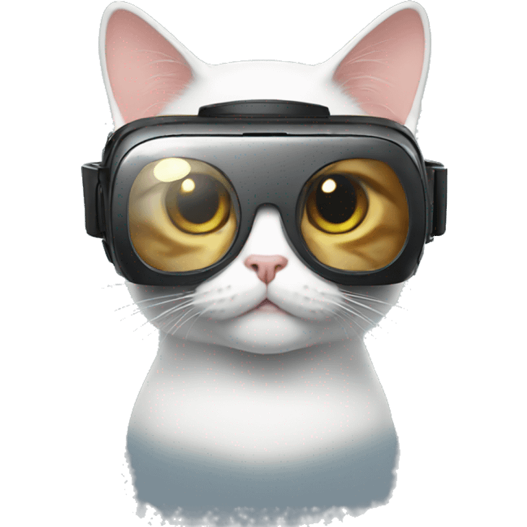 Vr glasses cat emoji