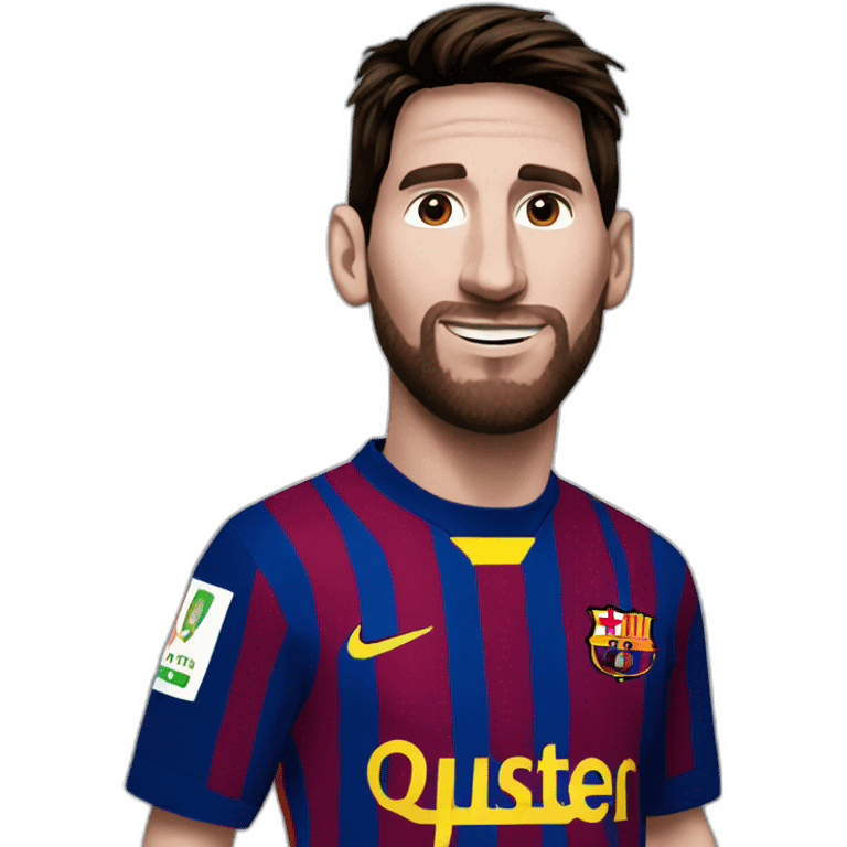 Messi gracioso emoji