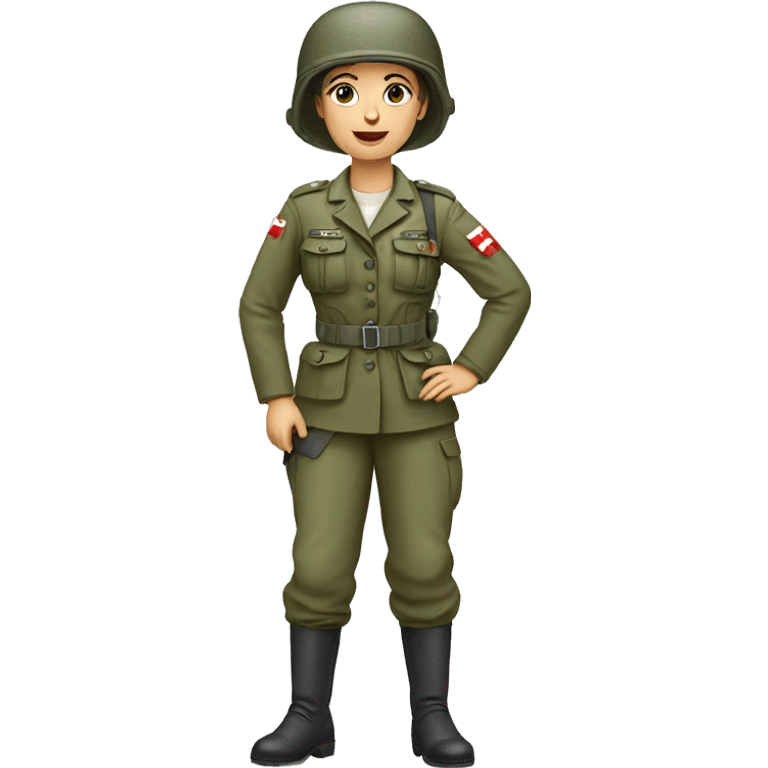 army woman swiss emoji