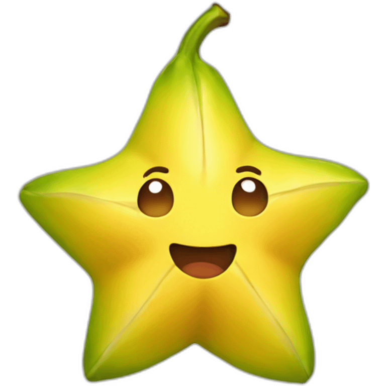 Starfruit emoji