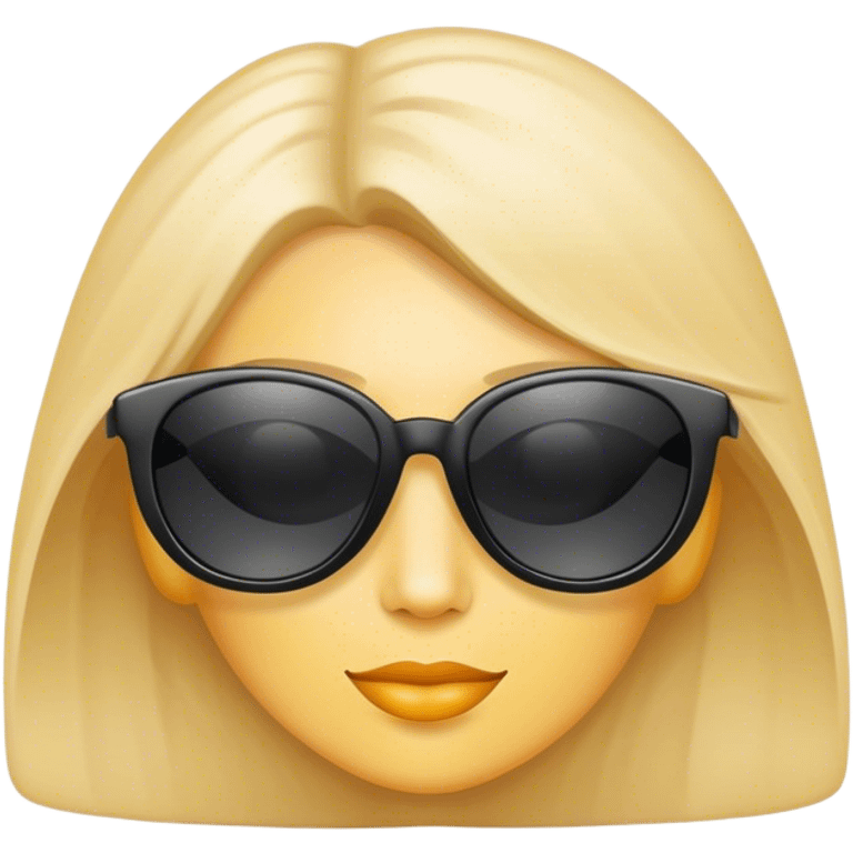 white women's sunglasses emoji