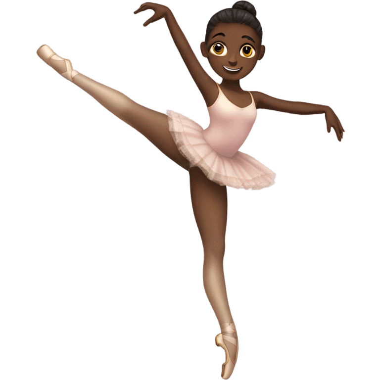 Ballet dancer in thigh highs emoji