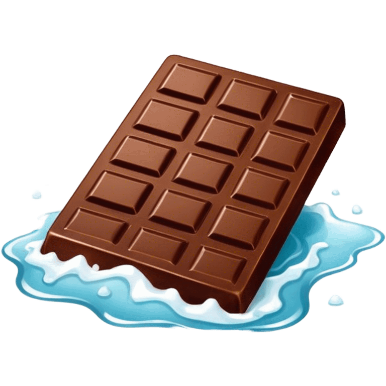 chocolate with sea salt emoji