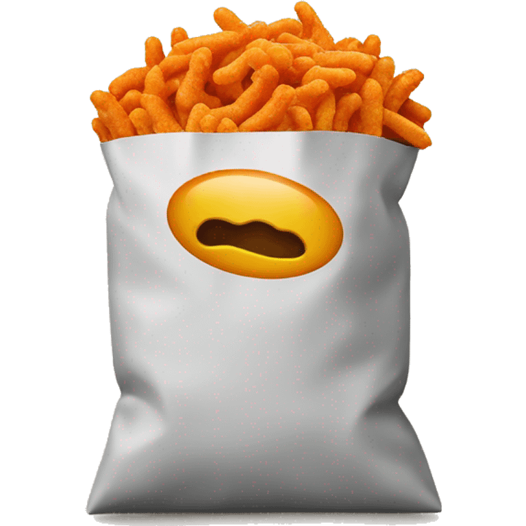 Bag of crunchy Cheetos  emoji