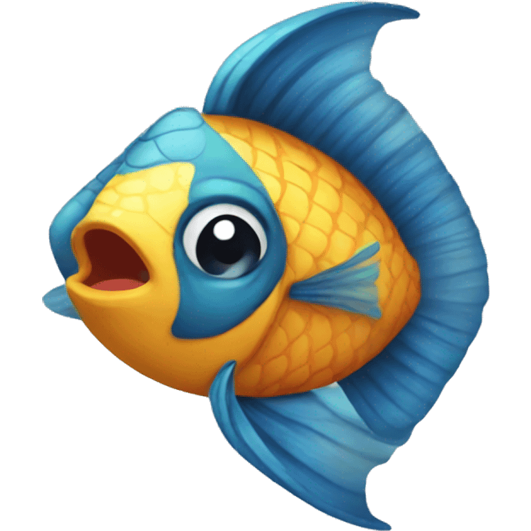 Besos pescado emoji