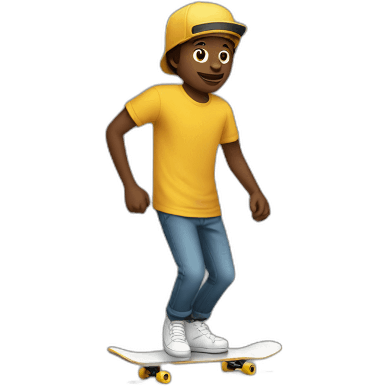 Skateboarding guy emoji