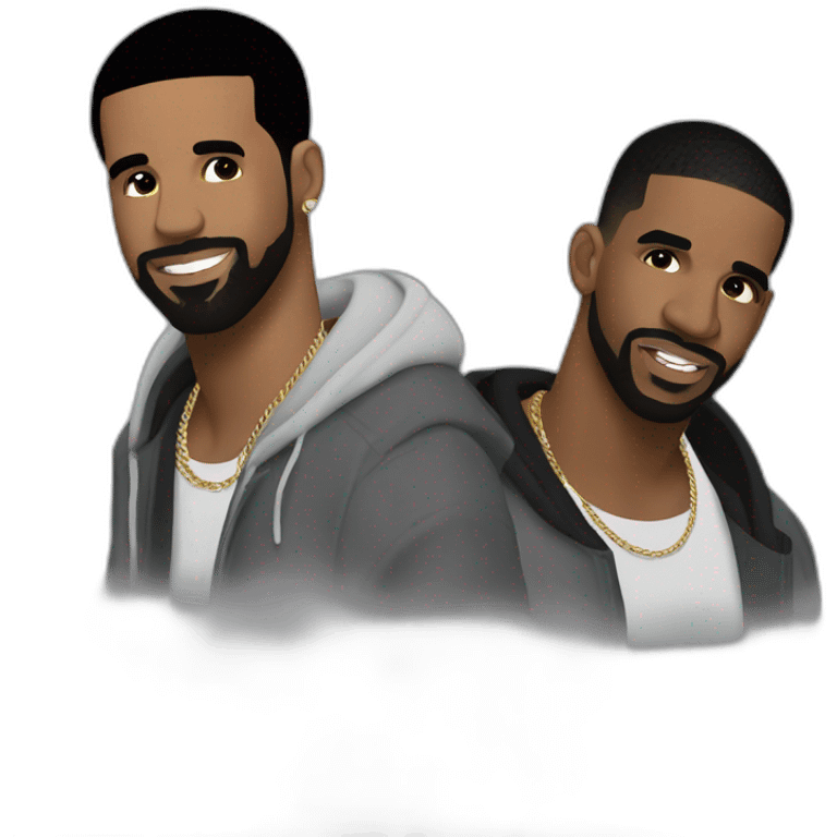 Travis Scott & drake  emoji