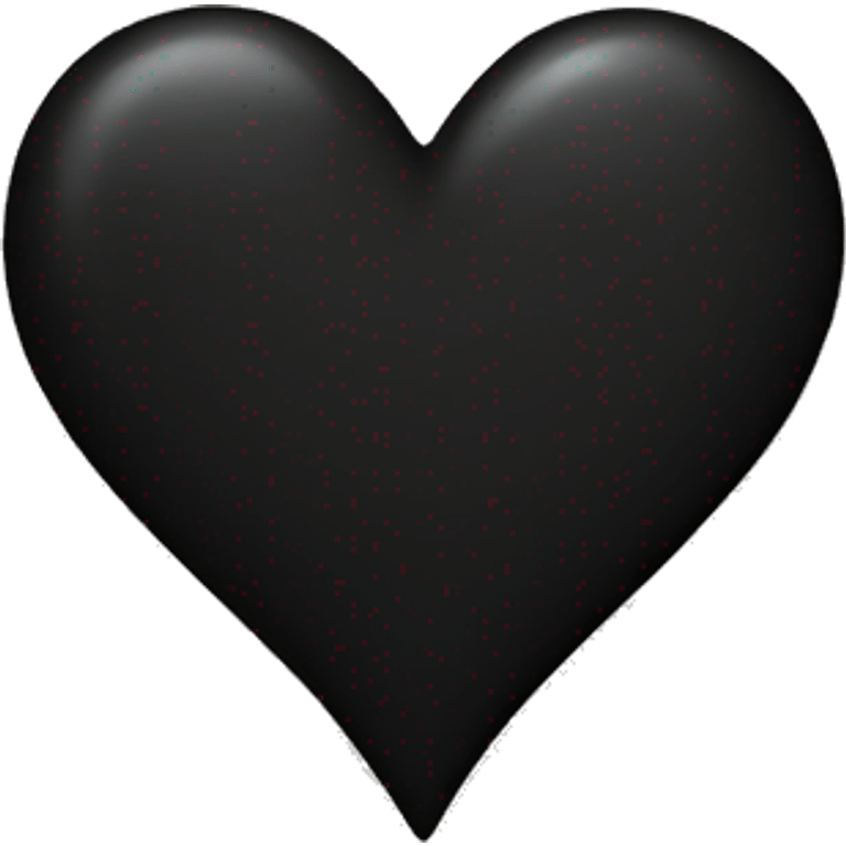 black heart emoji